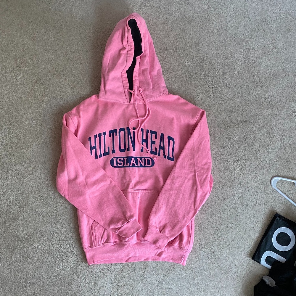 Hot Pink Hilton Head Island Sweatshirt (S)
